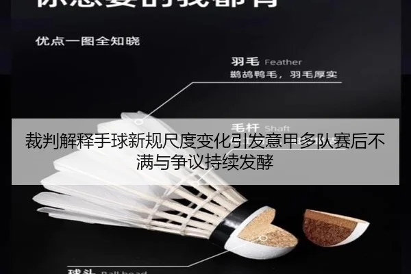 裁判解释手球新规尺度变化引发意甲多队赛后不满与争议持续发酵